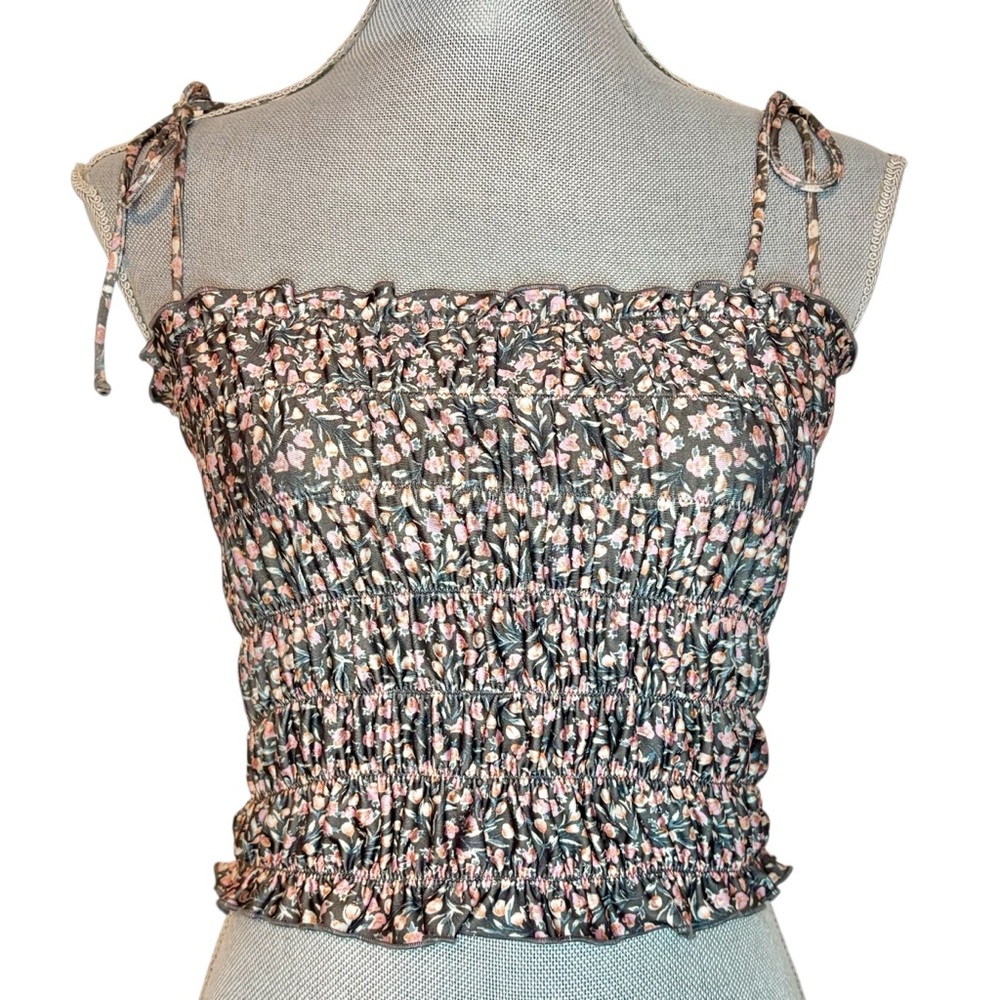 Out From Under Floral Smocked Women's Top
